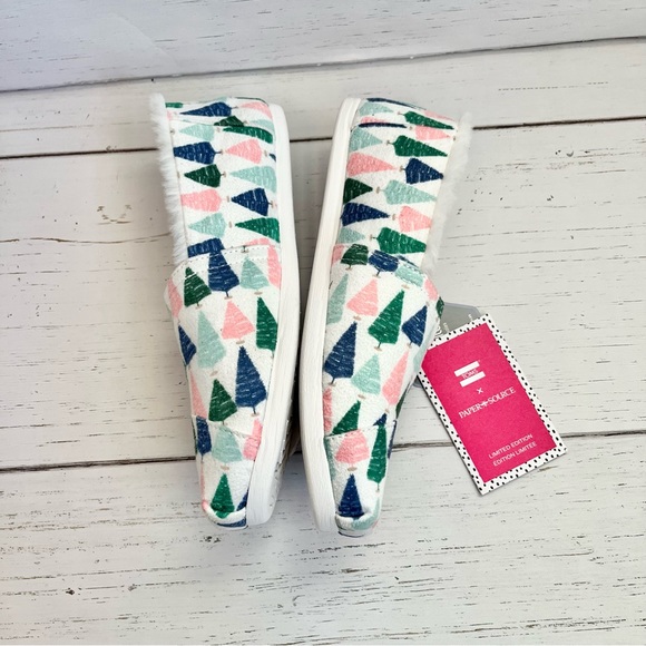 Toms x Paper Source Alpargata Printed Trees limited edition - new - Picture 3 of 6